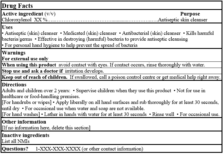 Drug Facts Table